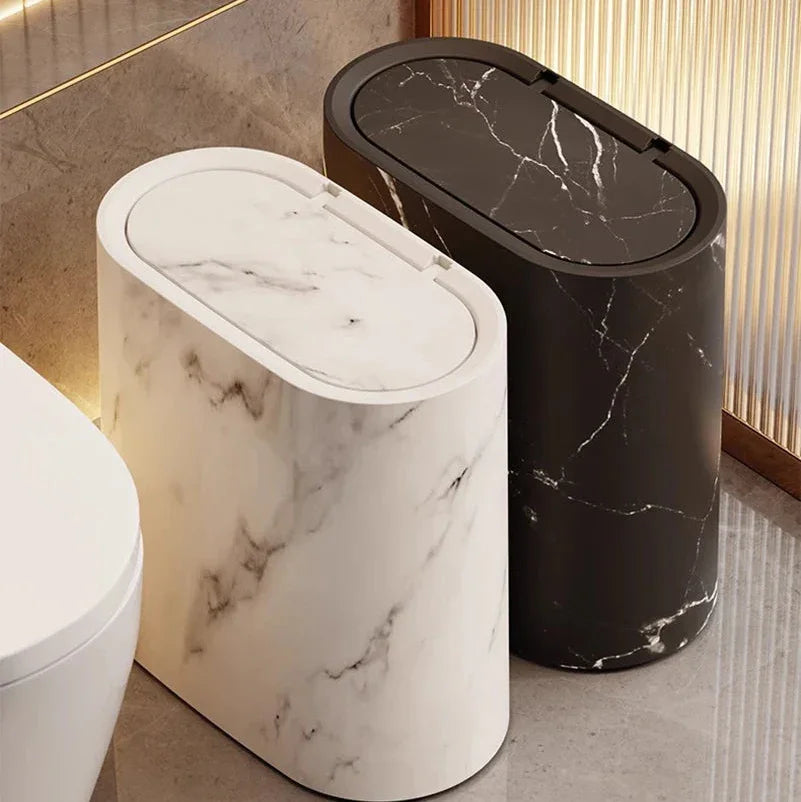 Lixeira Multiuso com Tampa em Design Moderno para Banheiro